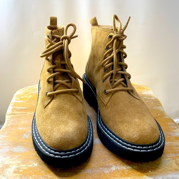 NWOT- LINEA Paolo Taylor Lace Up Boot - Picture 2 of 9